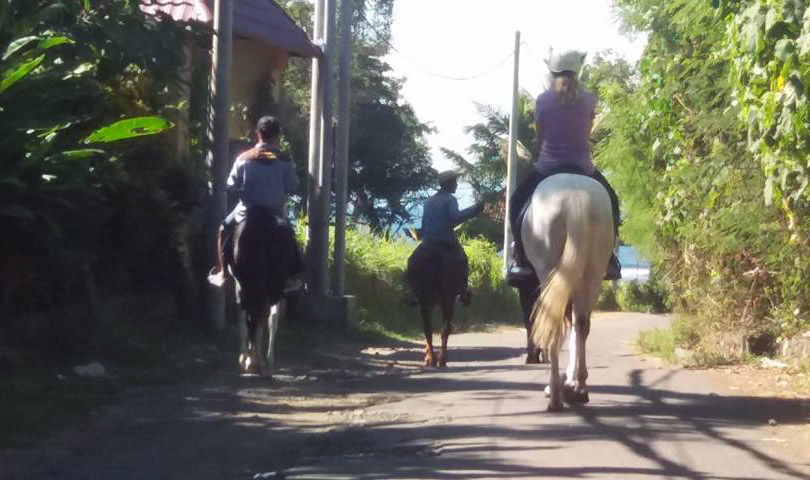 horse riding in Bali 